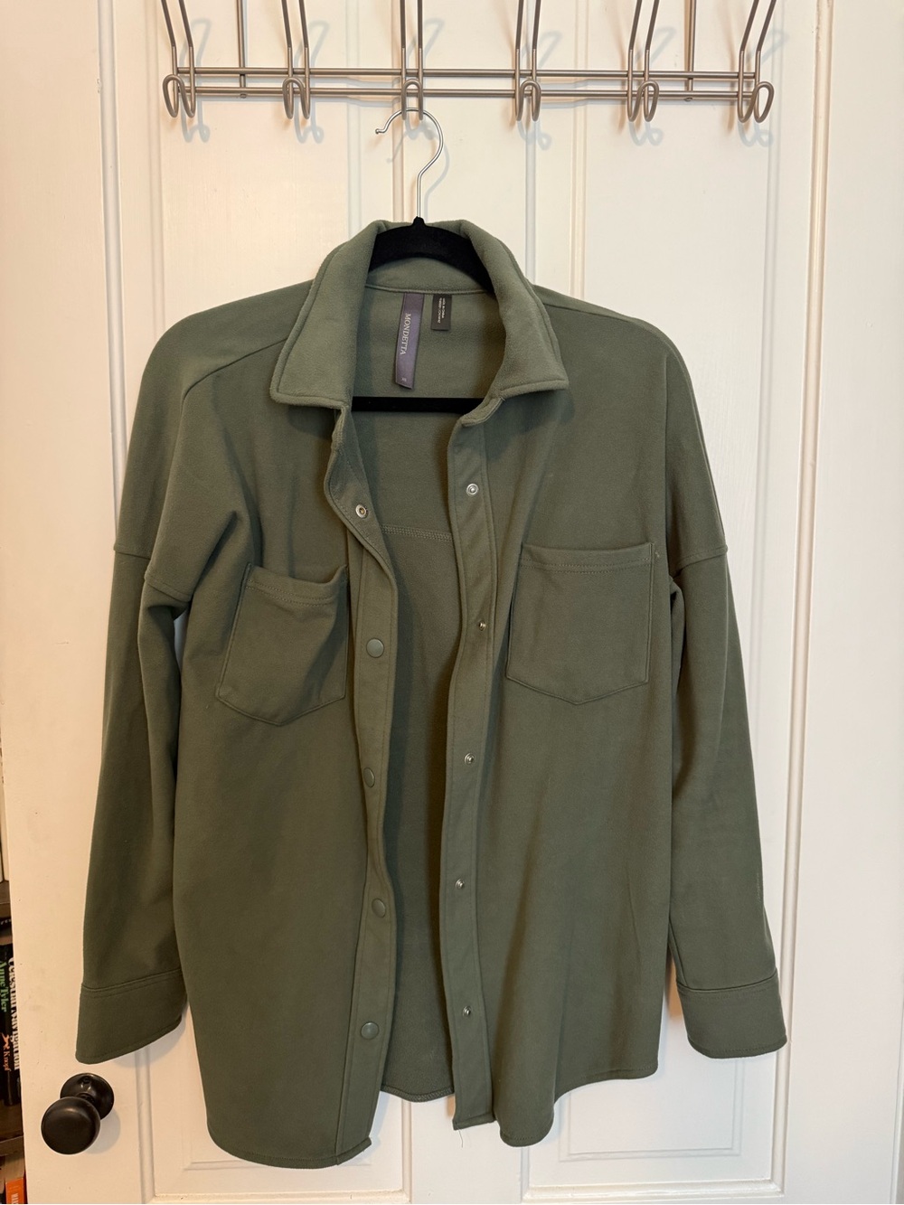 Olive Green Women’s Overshirt Jacket